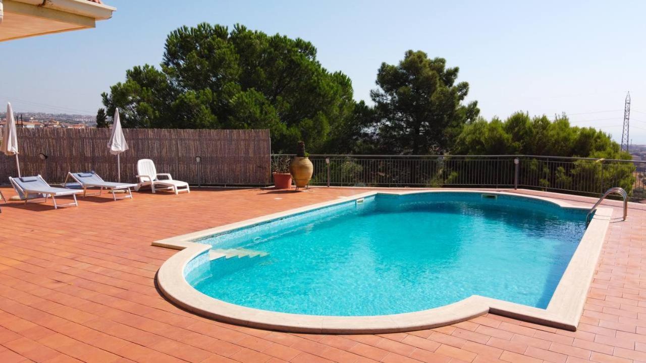 מיסטרביאנקו Holiday Flower Villa Panoramica Sul Golfo Di Catania מראה חיצוני תמונה